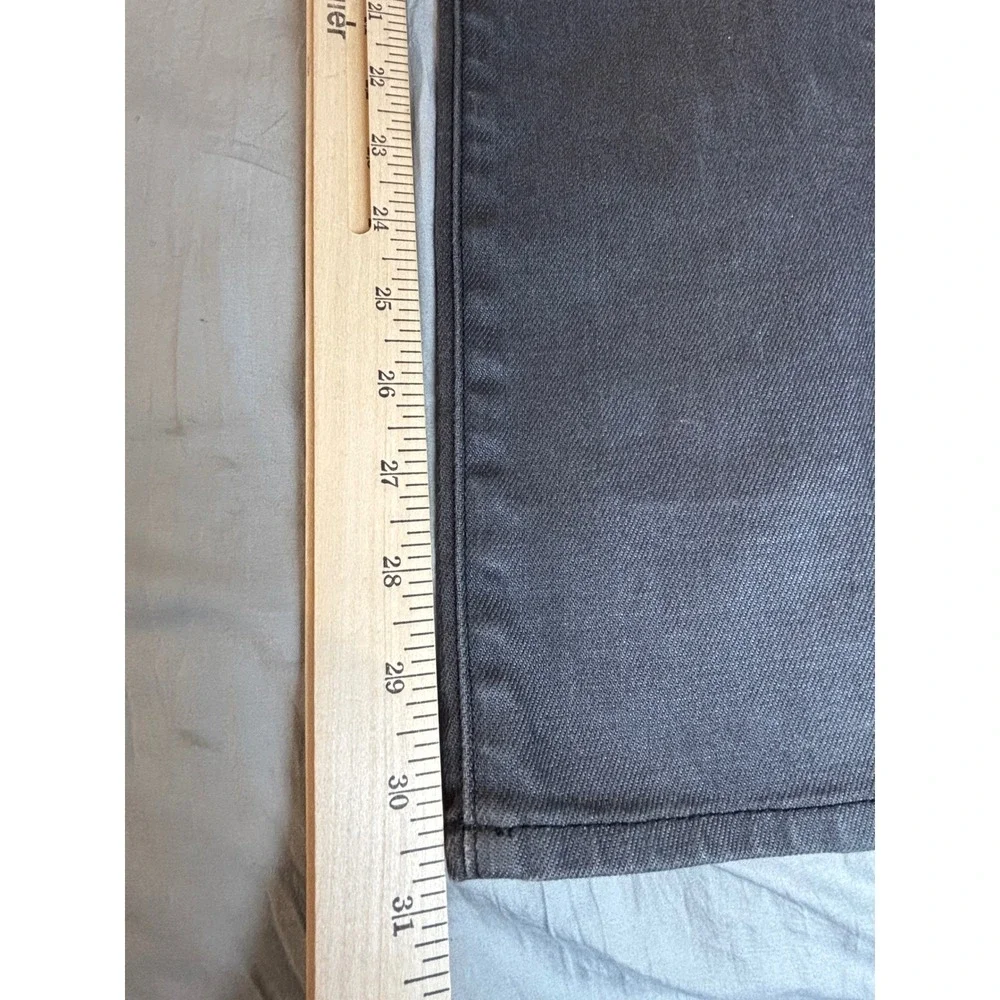 John Varvatos USA bowery Slim Straight Jeans men's 30x30 Grey Faded Wash